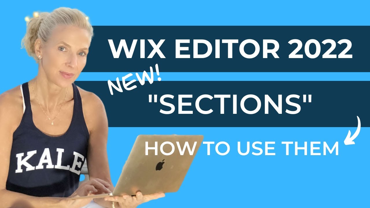 The New Wix Editor 2022 & the NEW Sections Element • How to Use Sections on a Wix Website