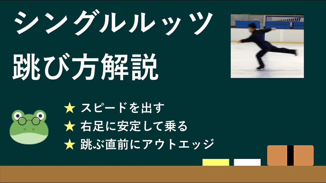 【解説】シングルルッツの跳び方
