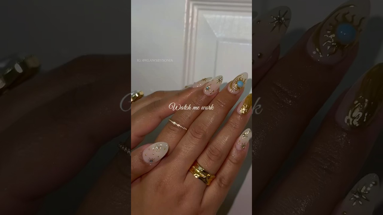 Celestial nail inspo💅🏻 #shorts #klawsbysonia #apres #gelx #nails #nailart #nailinspo #watchmework