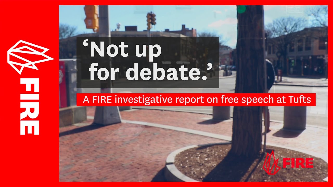 'Not up for debate.': A FIRE investigative report on free speech at Tufts
