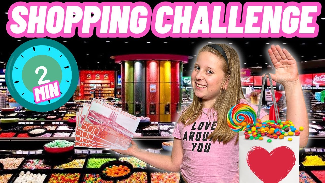 1000 Kronor På 2 MINUTER! - Godis Challenge - Världens Största Godisaffär