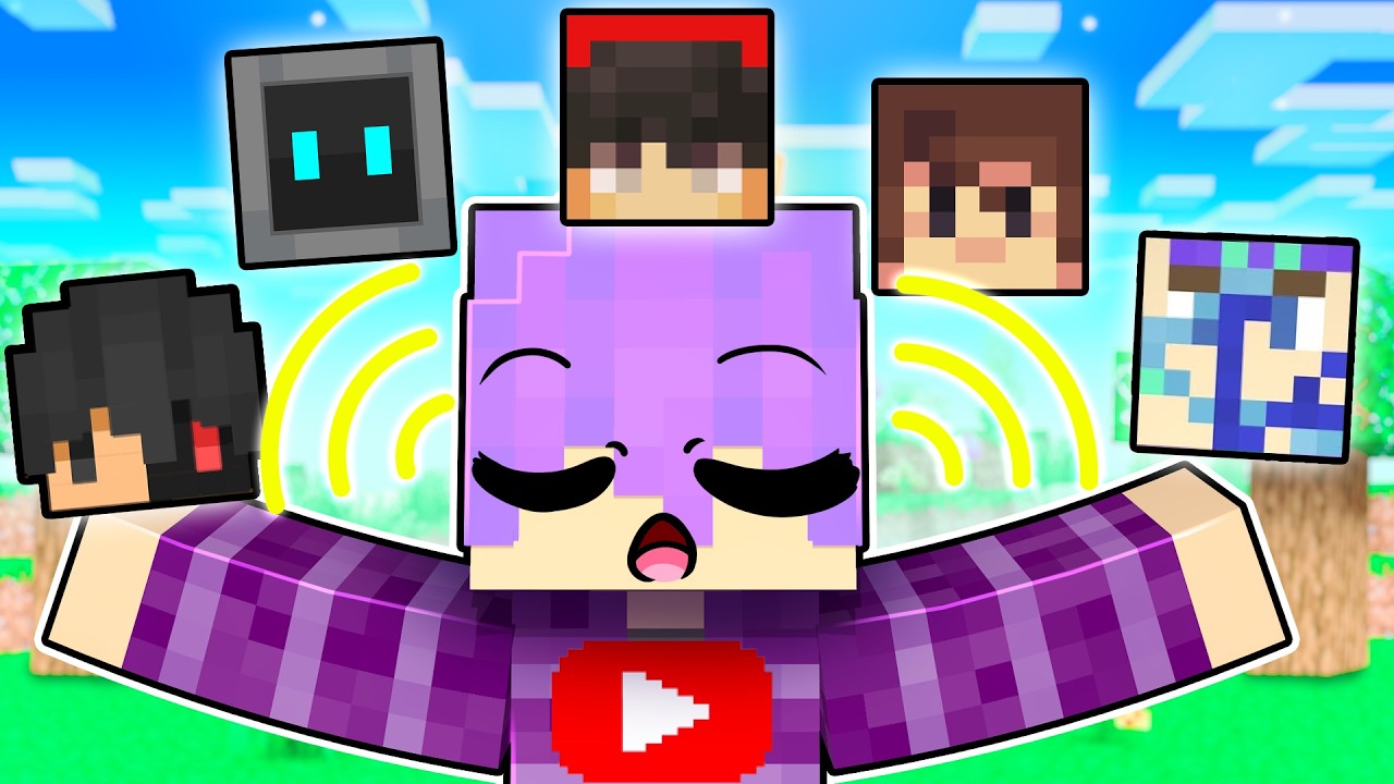 Даю СЕБЕ голоса YouTube-блогера в Minecraft!