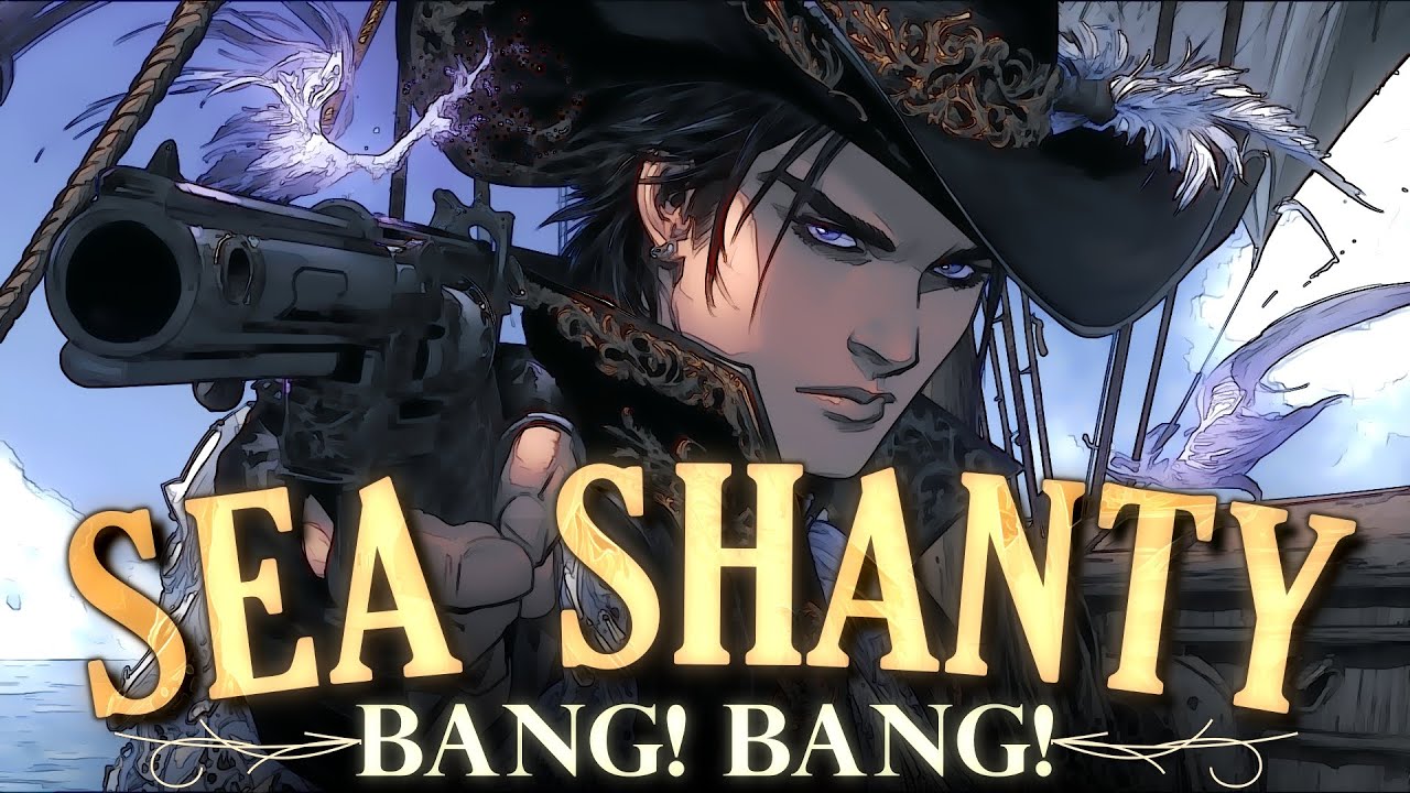 Bang Bang, the Gunman Comes | Folk Pirate Sea Shanty | Ghost Gunman Myth | Lyric Video