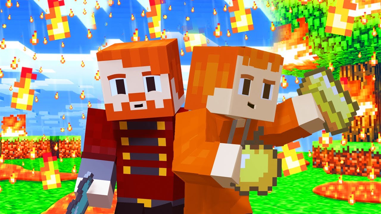 minecraft AMA ATEŞTEN YAĞMUR #minecraftama