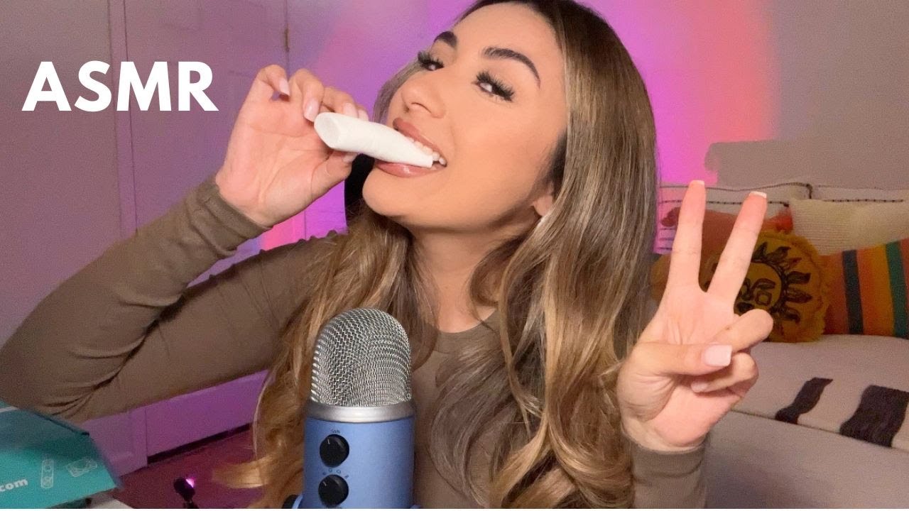 ASMR - Probando dulces de otro pais! pt.2 (eating sounds)