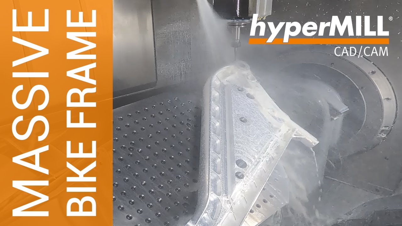 hyperMILL: CNC Machined Mountain Bike from Solid Aluminum | Fracebike