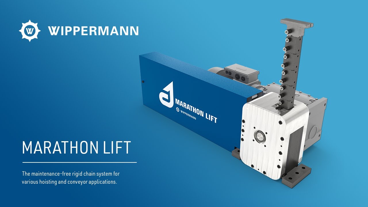 Marathon Lift – The maintenance-free rigid chain system from Wippermann
