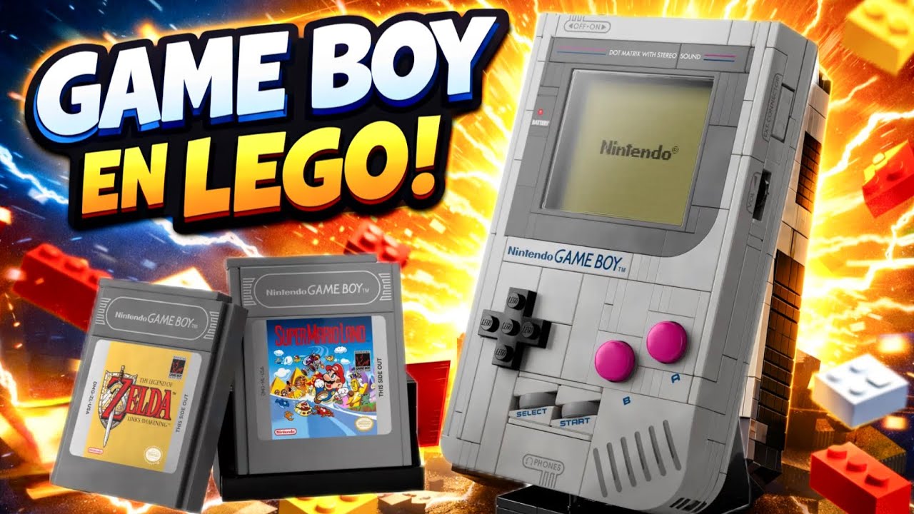 Game Boy en LEGO : la console culte recréée en briques (incroyable !) 🎮🧱