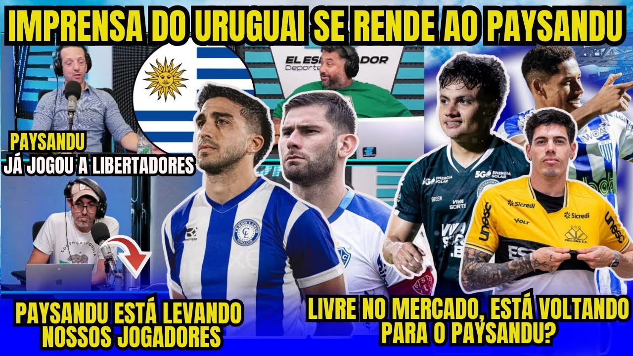 VEJA  IMPRENSA DO URUGUAI FALOU DO PAYSANDU | BORASI SEM CLUBE ESTÁ VOLTANDO? #paysandu #papãotv