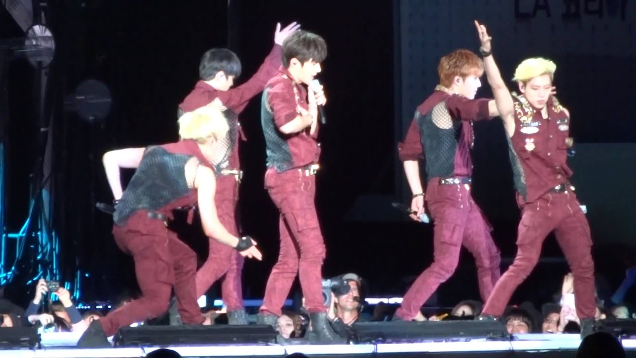 140412 - INFINITE - Be Mine @ KBS LA Korea Festival