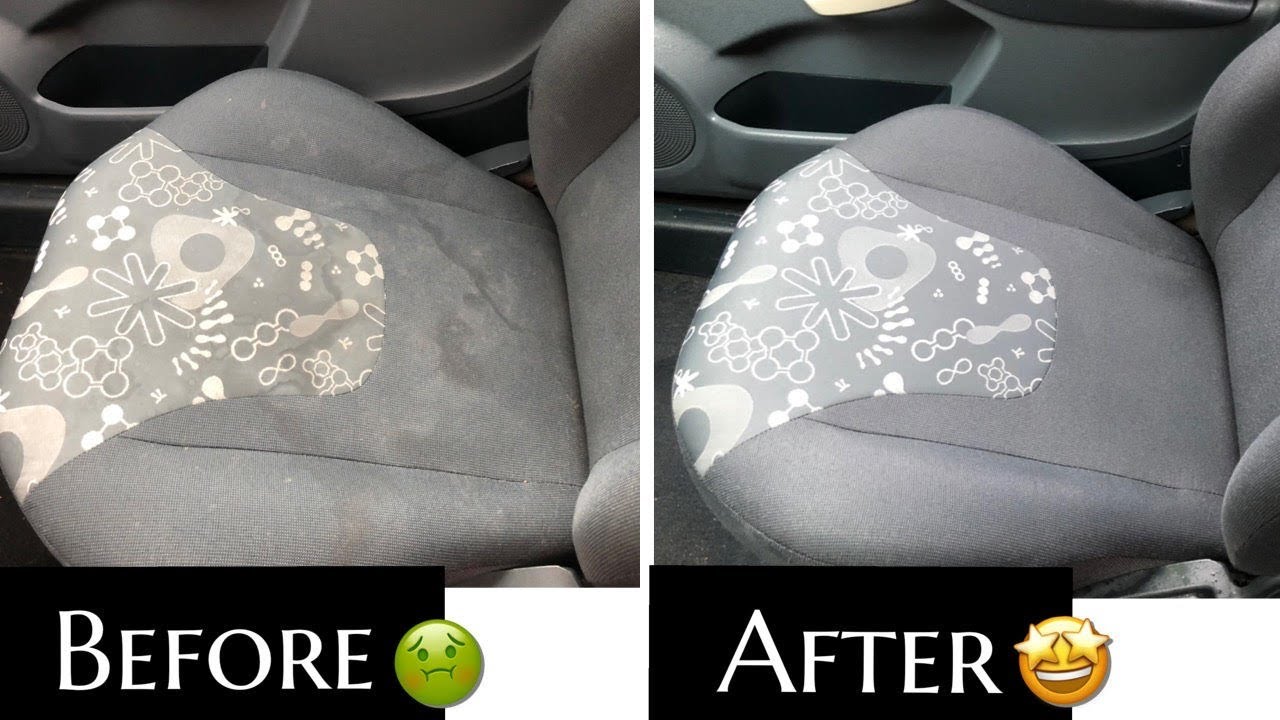 DEEP CLEANING A DIRTY CAR SEAT! Car Detailing
