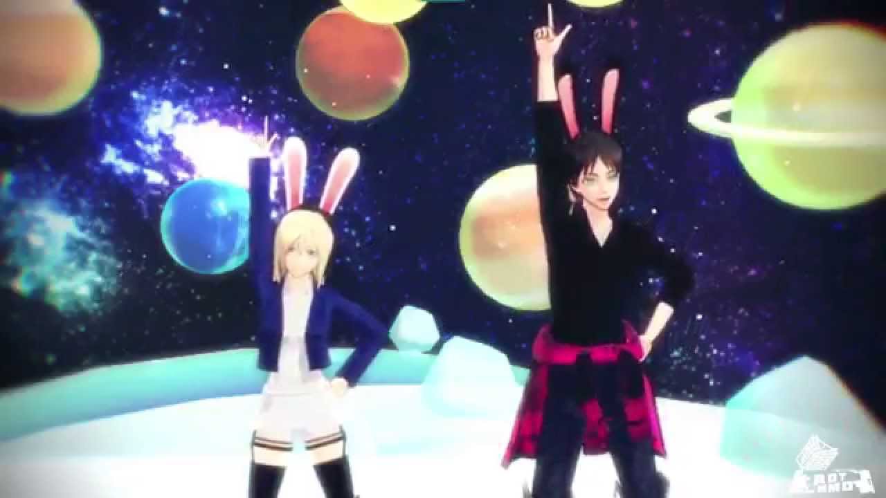 【進撃のMMD】(krista/eren) (ch66spoilers)(eng sub)死に急ぎ組でオツキミリサイタル