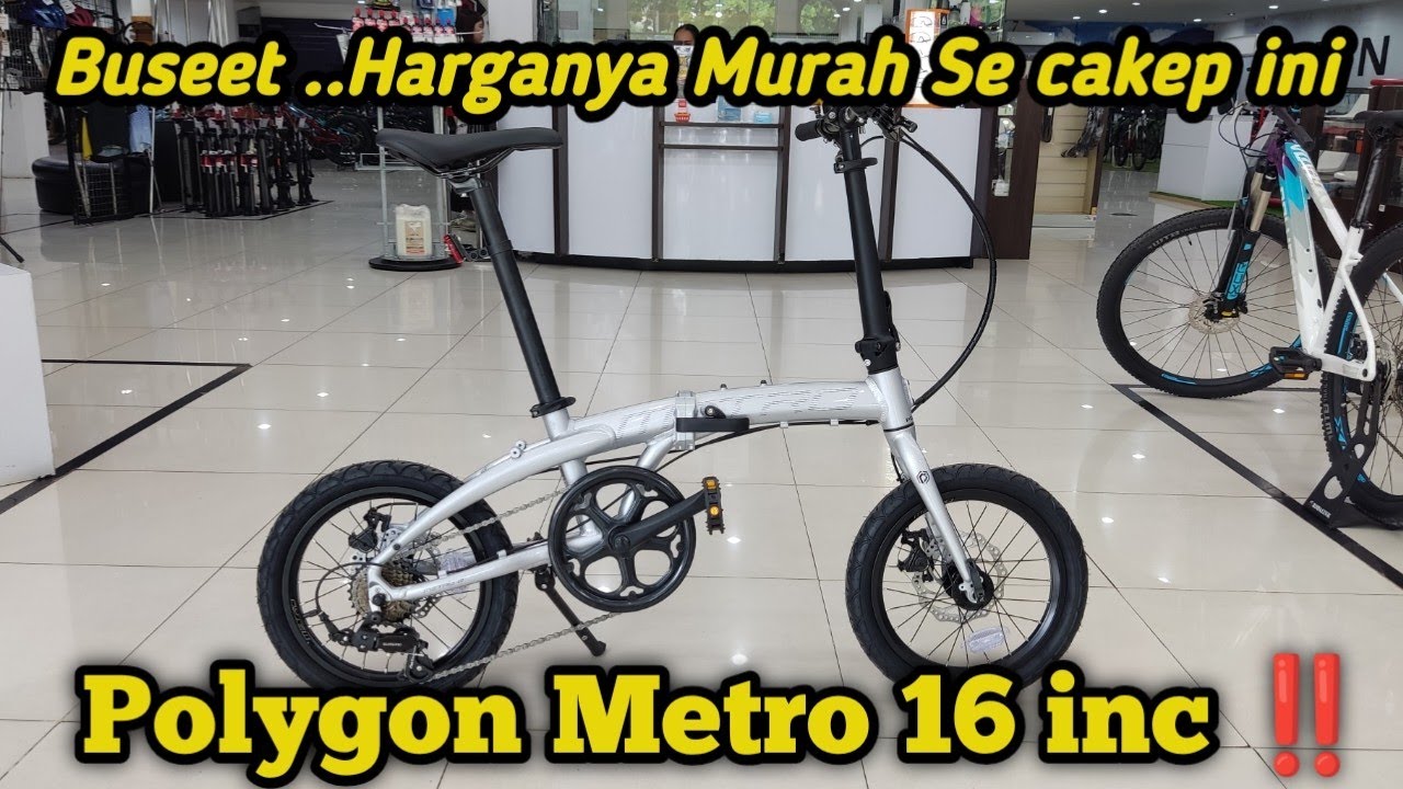 Sepeda Lipat Harga Ekonomis tahun 2025 || polygon Metro 16 inc desain Elegan dan mewah ...‼️