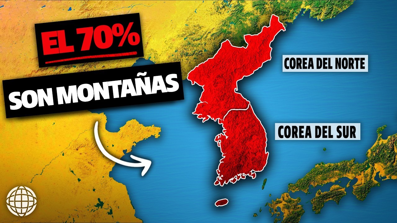 La Geografía Extrema Que Divide A Corea Del Norte Y Del Sur