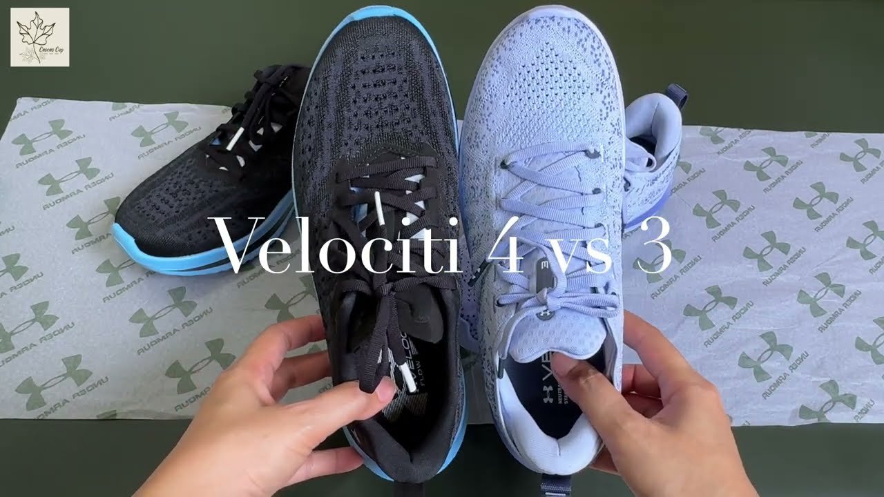 Under Armour Flow Velociti 3 vs 4 Running Shoes