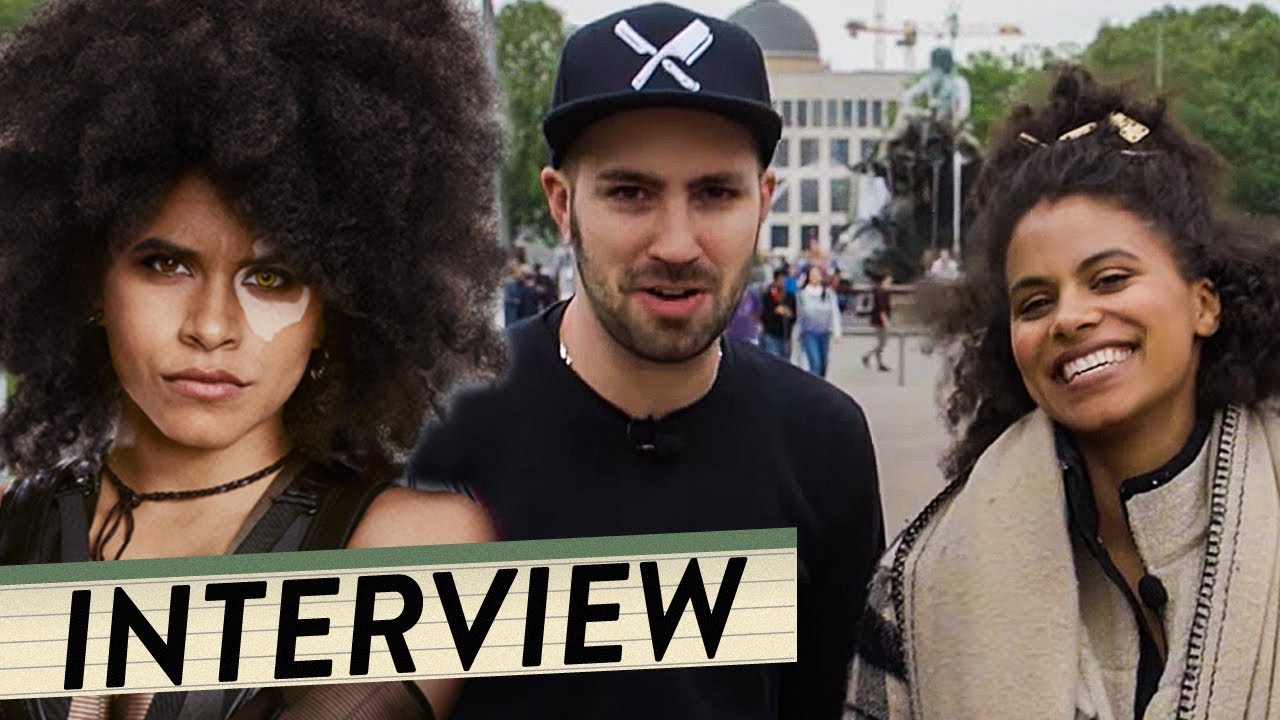DEADPOOL 2 Star ZAZIE BEETZ im Interview inkl. MEGA &Uuml;berraschung | komplett auf deutsch