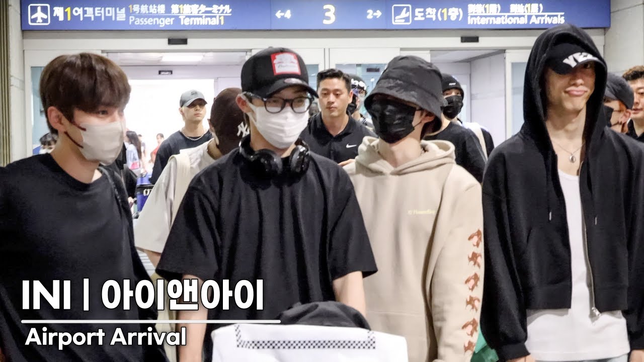 [4K] INI(아이엔아이) 인천공항 입국 | INI Airport Arrival