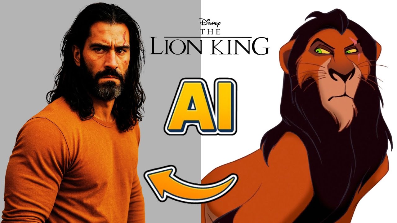 The Lion King Characters in REAL LIFE | AI Art Transformation