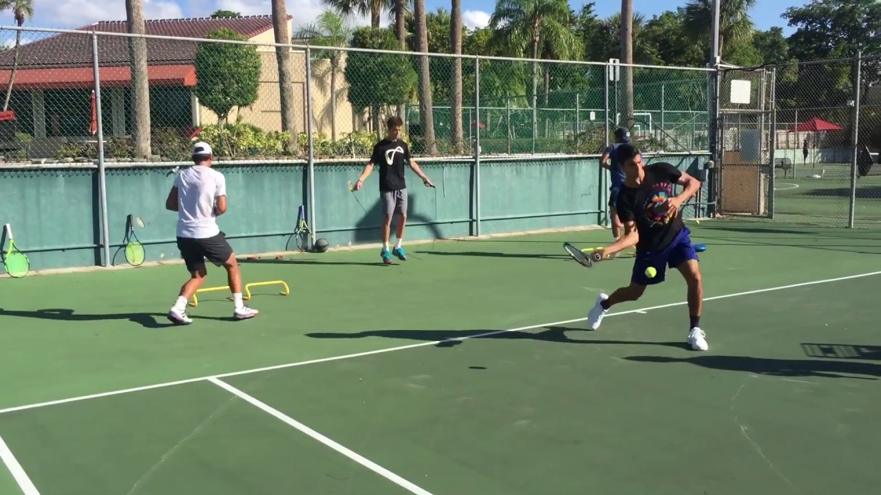 Advanced tennis drills for professional tennis players, coach Brian Dabul