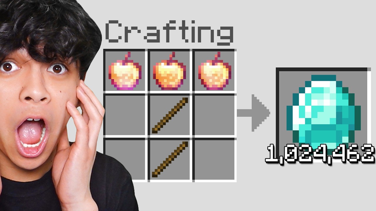 Minecraft But CRAFTS are RANDOM..