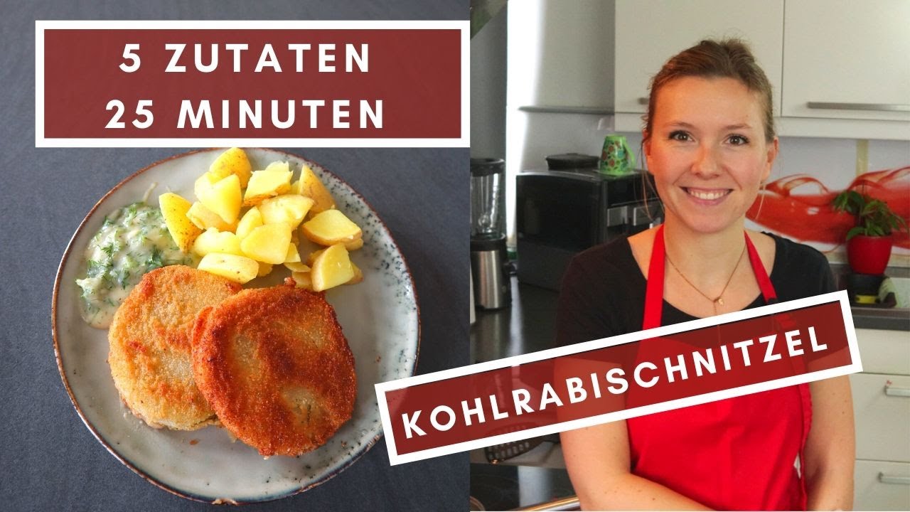 Vegane Kohlrabischnitzel | G&uuml;nstige vegane Rezepte | Koch' vegan