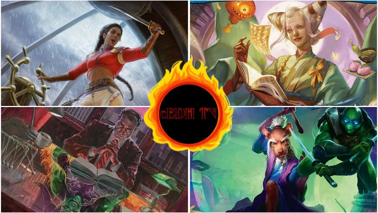 Leonardo & Splinter vs Norman Osborn vs Tamiyo vs Sisay cEDH Gameplay