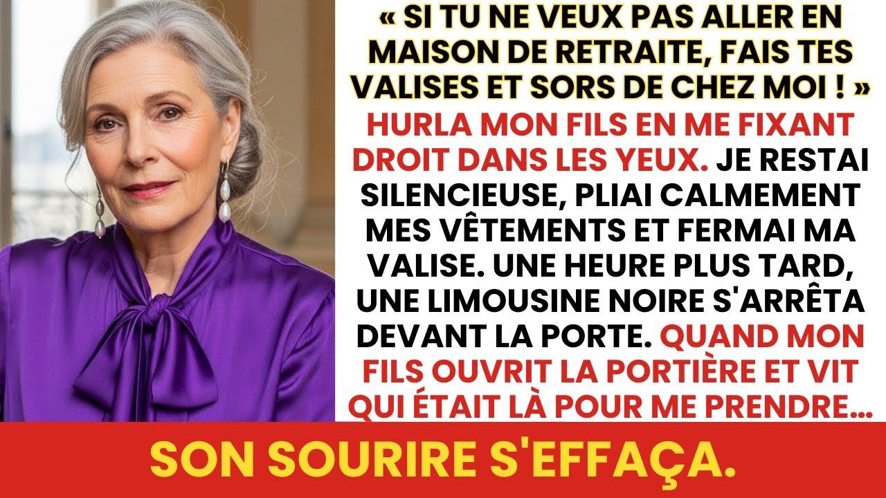 Mon fils a crié : « Si tu refuses l'asile, pars ! » Une heure après… est arrivée une limousine