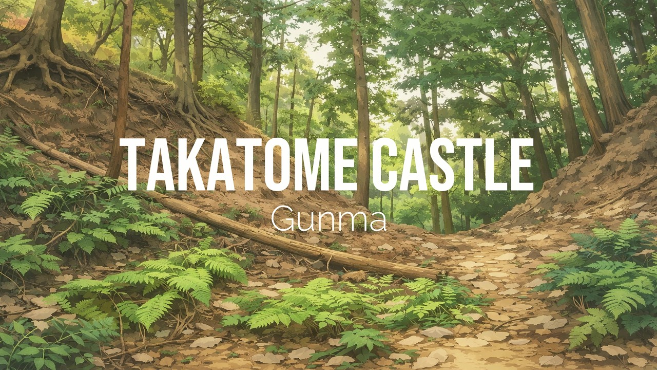 【4K】Takatome Castle (Gunma) / 鷹留城 (群馬)