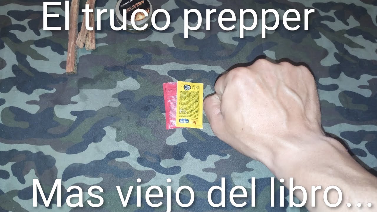 El truco #prepper mas viejo del libro 