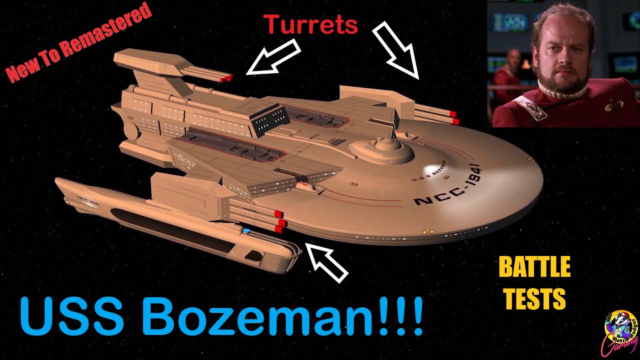NEW USS Bozeman Turret TEST! VS Klingon D6 Battlecruiser - Star Trek Starship Battles