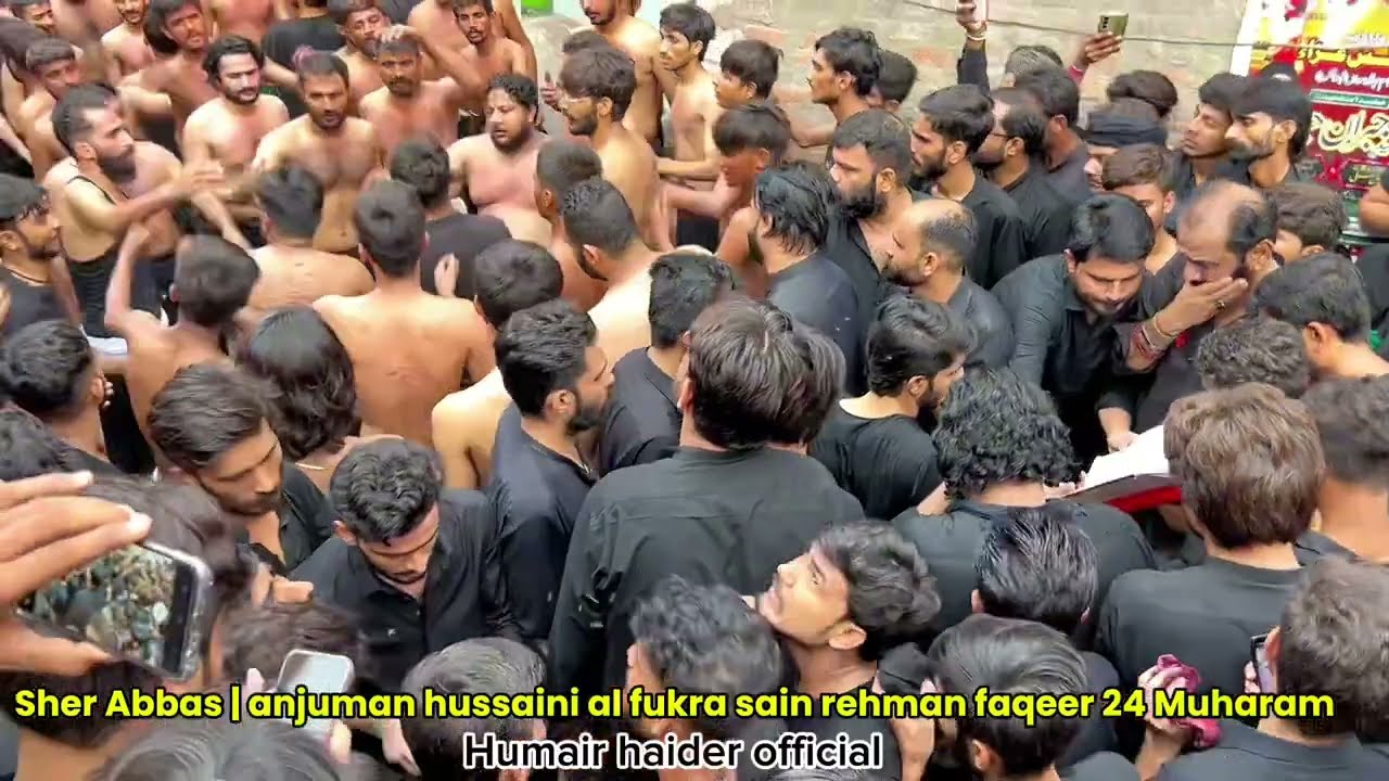 24 Muharam || Sher Abbas || Anjuman hussaini Al fukra sain rehman faqeer hyd || Jamal Shah ka pir