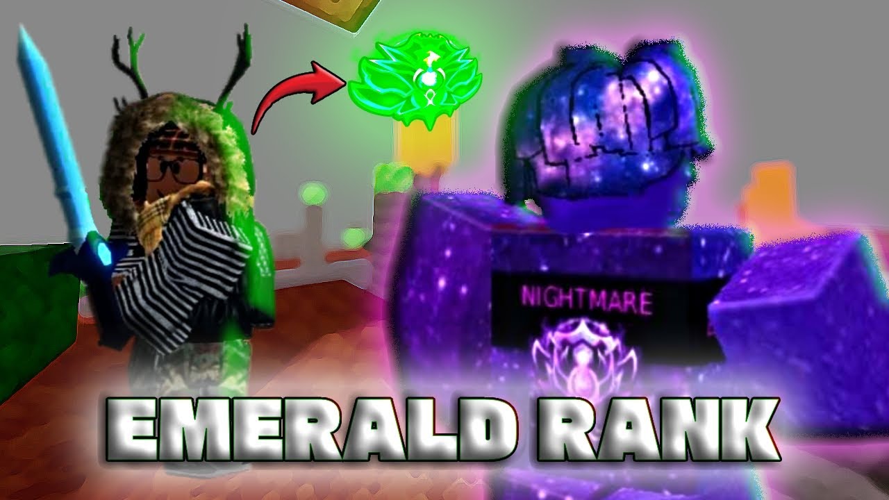 I 1v1'D A EMERALD PLAYER (Roblox Bedwars)