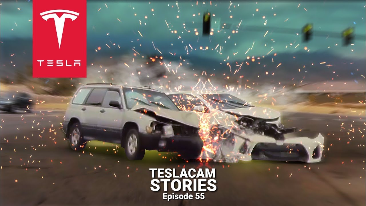 Tesla разбивается; видео с Teslacam теперь служит доказательством в суде | Истории Teslacam #55