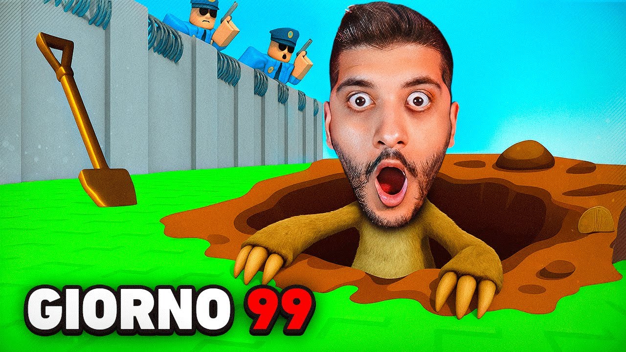 HO SCAVATO per FUGGIRE di PRIGIONE su ROBLOX!!