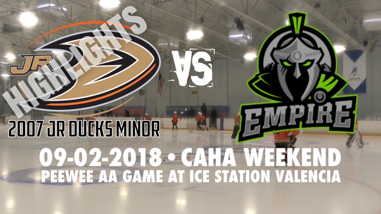 HIGHLIGHTS 2007 Lakewood Jr Ducks  vs Ontario Empire. Peewee AA (09-02-2018)