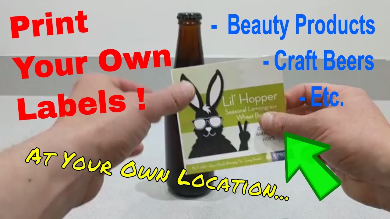 DIY Color Food Labels- Pro Quality in SMALL Qty's!