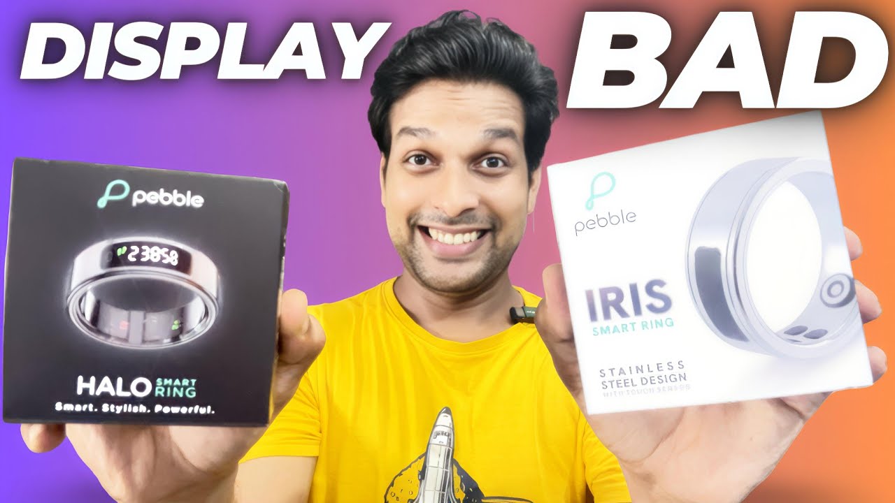 Pebble Halo Smart Ring vs Pebble Iris Smart Ring | Pebble vs Pebble #techpoke