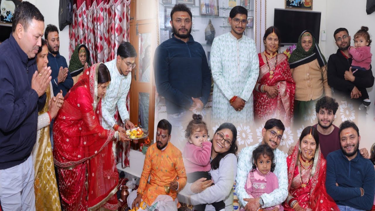 Shadi ke bad Ghar pe Katha || Pehli bar didi ke  Ganw wale Sasural gaye || 