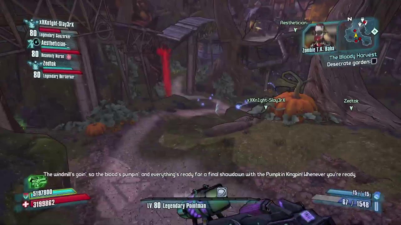 Best builds Axton extreme health gate Test gears,Wilhem  Vex