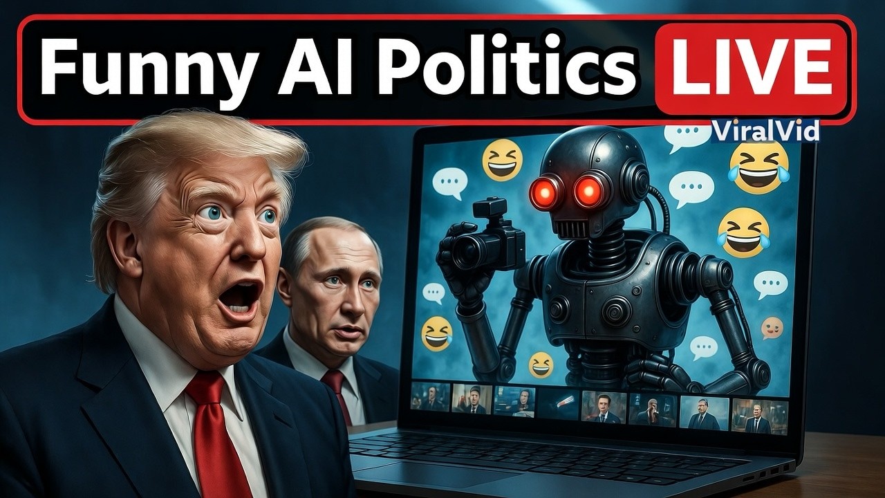 How I Make Viral AI Politics Funny Videos LIVE -2 | AI Meme Video Tutorial