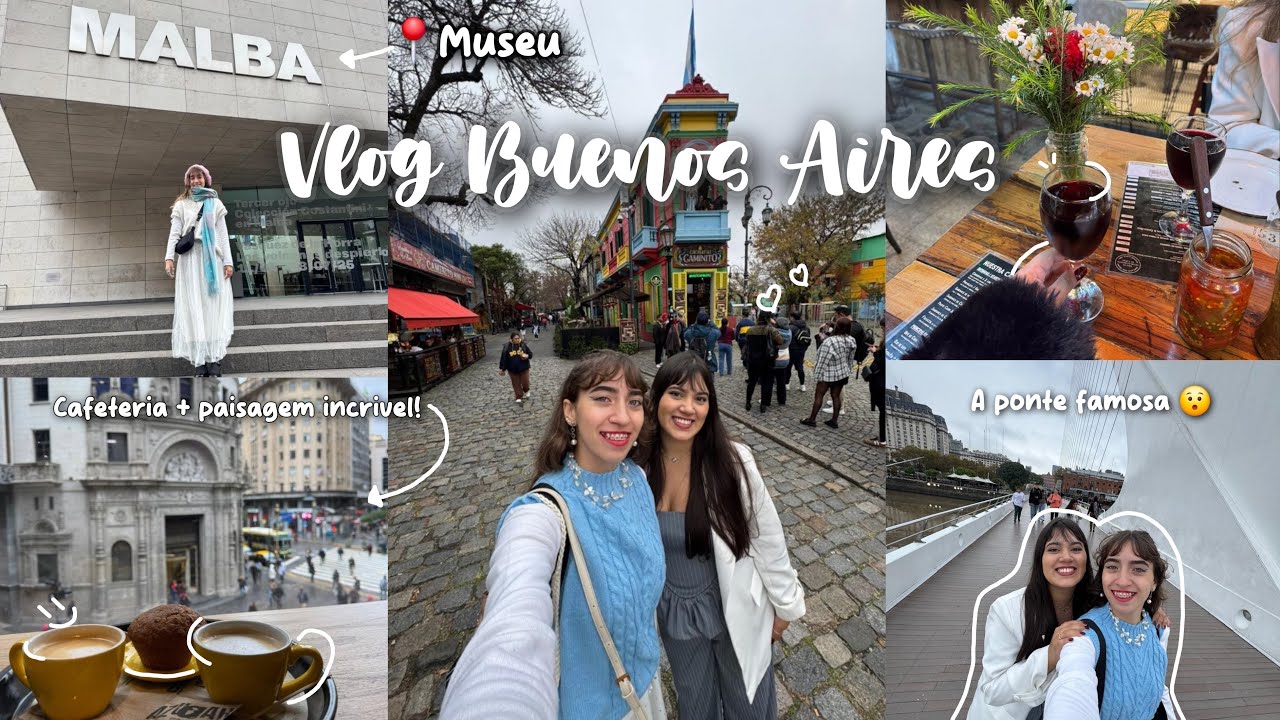 Vlog viagem Buenos Aires, Argentina!✈️| Caminito, Malba, Puente de la Mujer, El Rosedal...