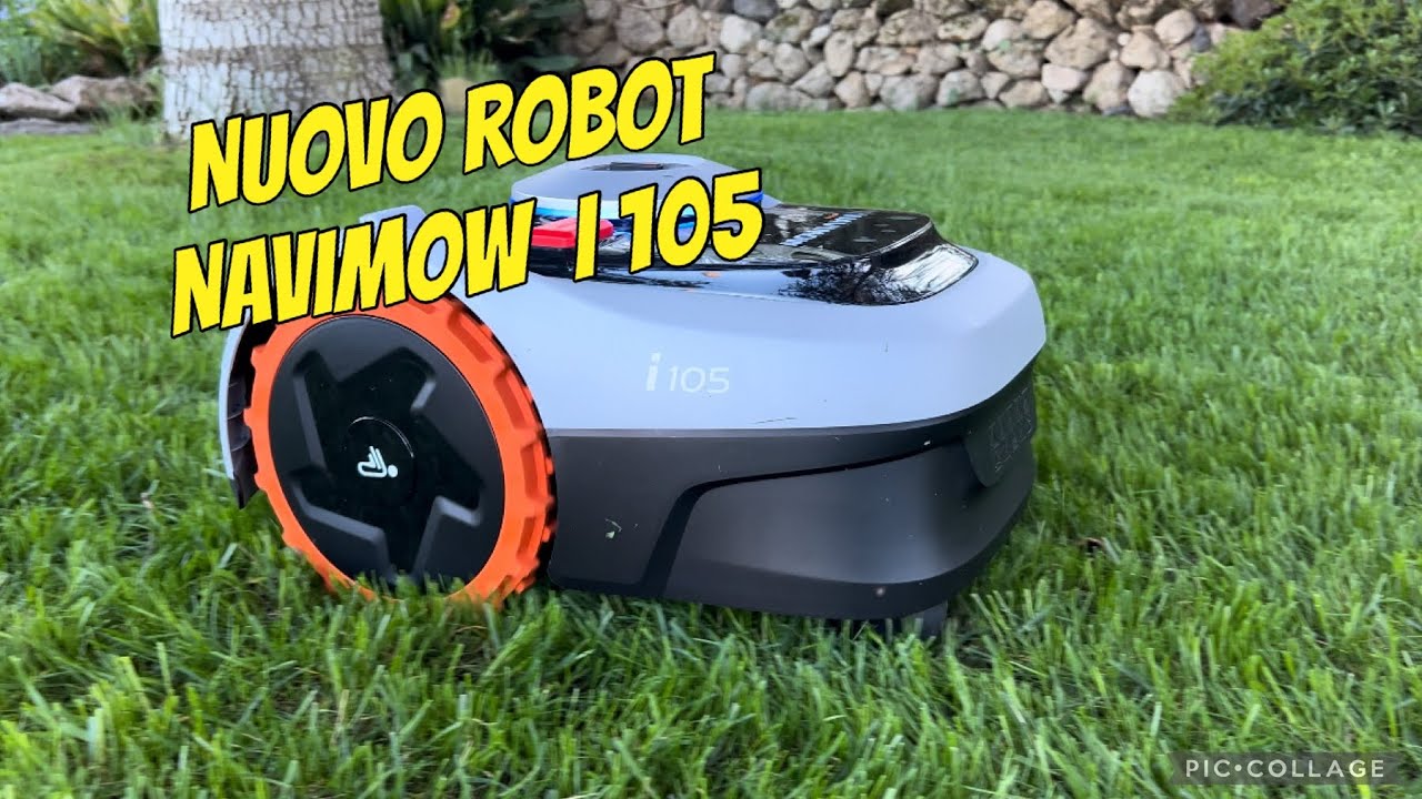 Il mio nuovo robot rasaerba navimow i105 Segway - installato sul prato di festuca