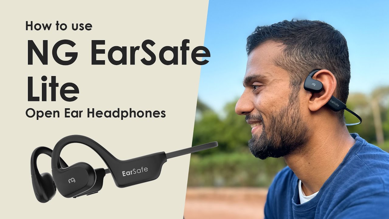 How To Operate NG EarSafe Lite Open Ear Headphones | Demo Video #EarSafeLite #NGEarSafe