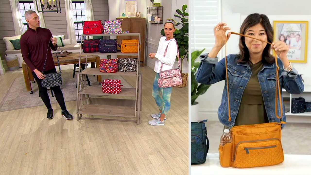 Lug Medium Crossbody with RFID - Shimmy SE on QVC