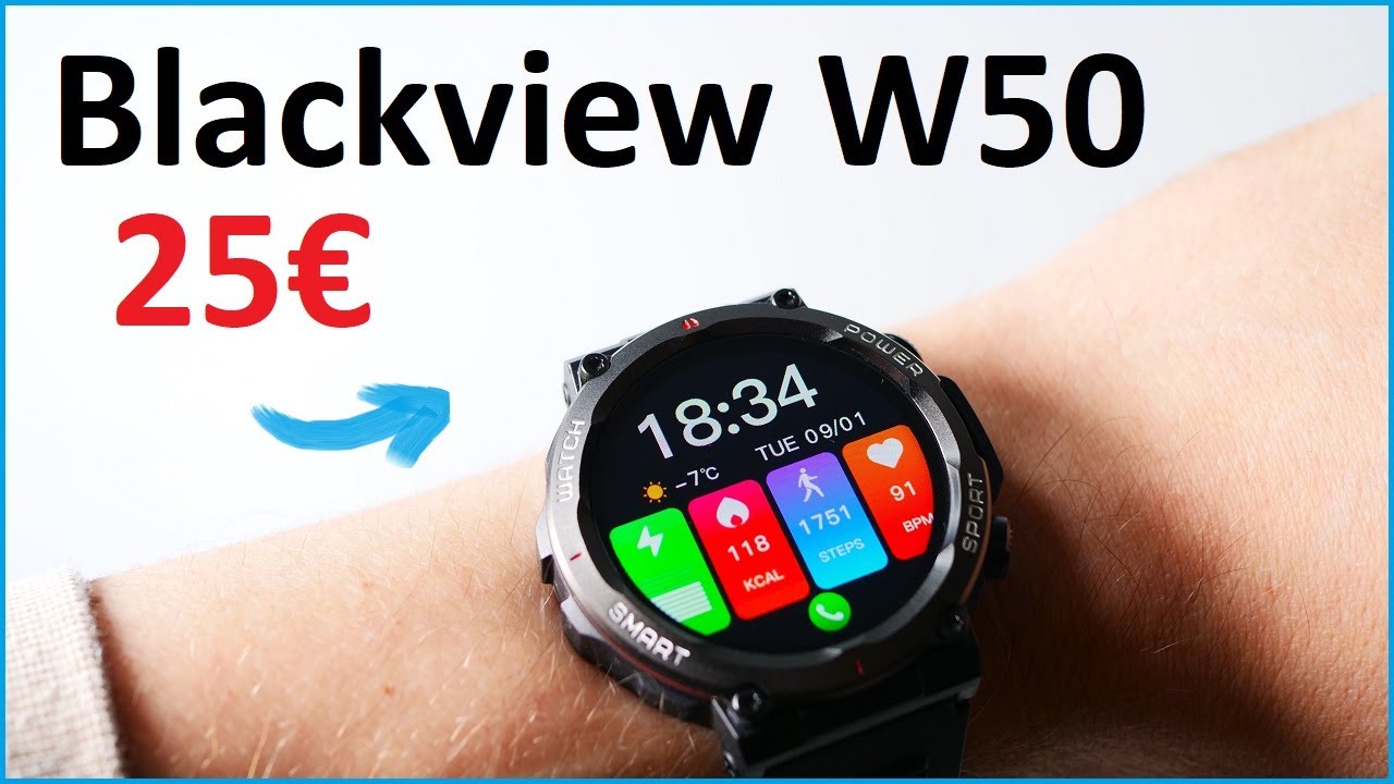 Blackview W50 Smartwatch Review: Telefon Funktion/Wasserdicht/Top Display/Super G&uuml;nstig /Moschuss.de