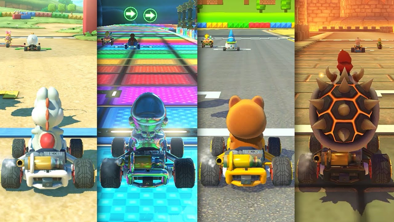 Mario Kart 8 Deluxe - All Super Mario Kart Tracks