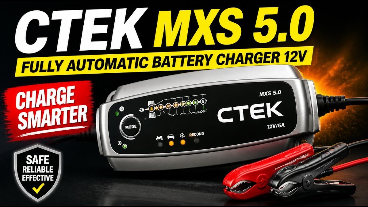 CTEK MXS 5.0 - Fully Automatic Battery Charger 12V - Does It Live Up to the Hype