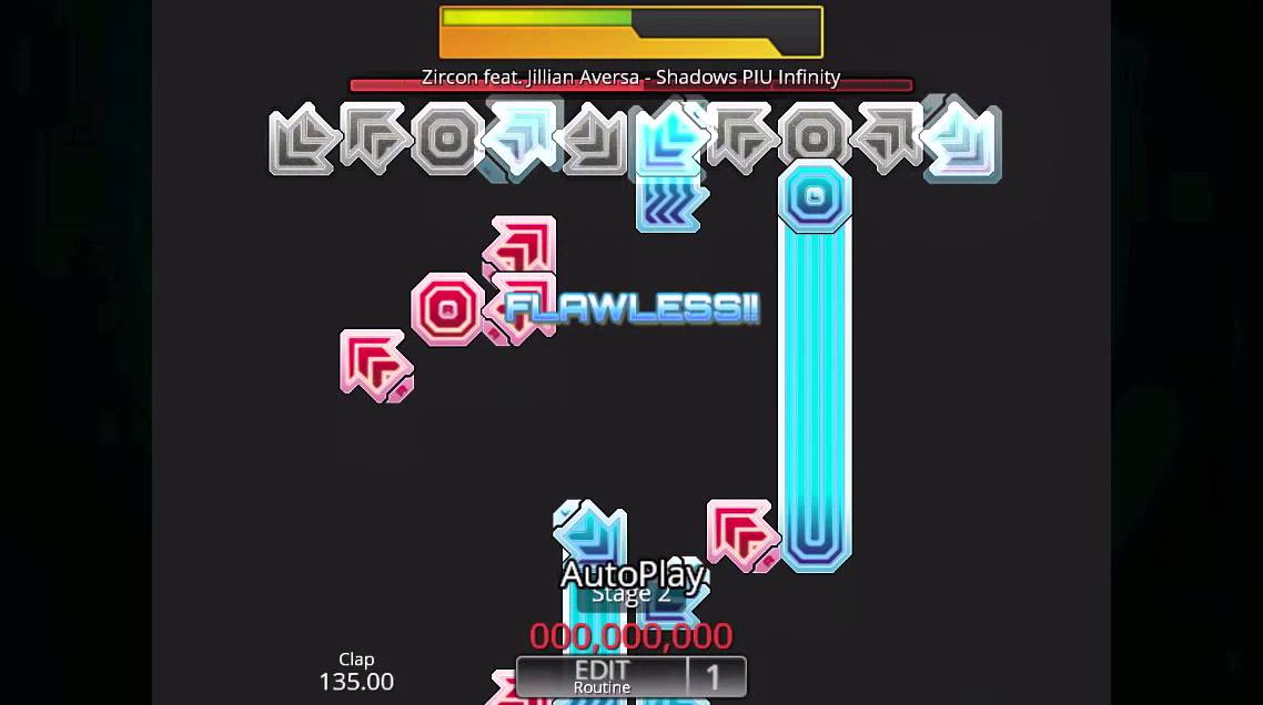 Pump It Up INFINITY - Shadows - Zircon - 2P Routine Lv.11 (UCS SMA)