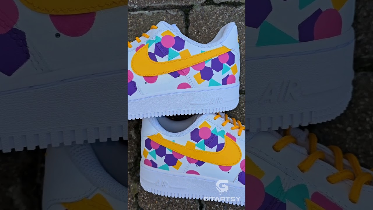 Custom AF1s for the Boss 👟✨ | Timelapse Painting + Matching Socks