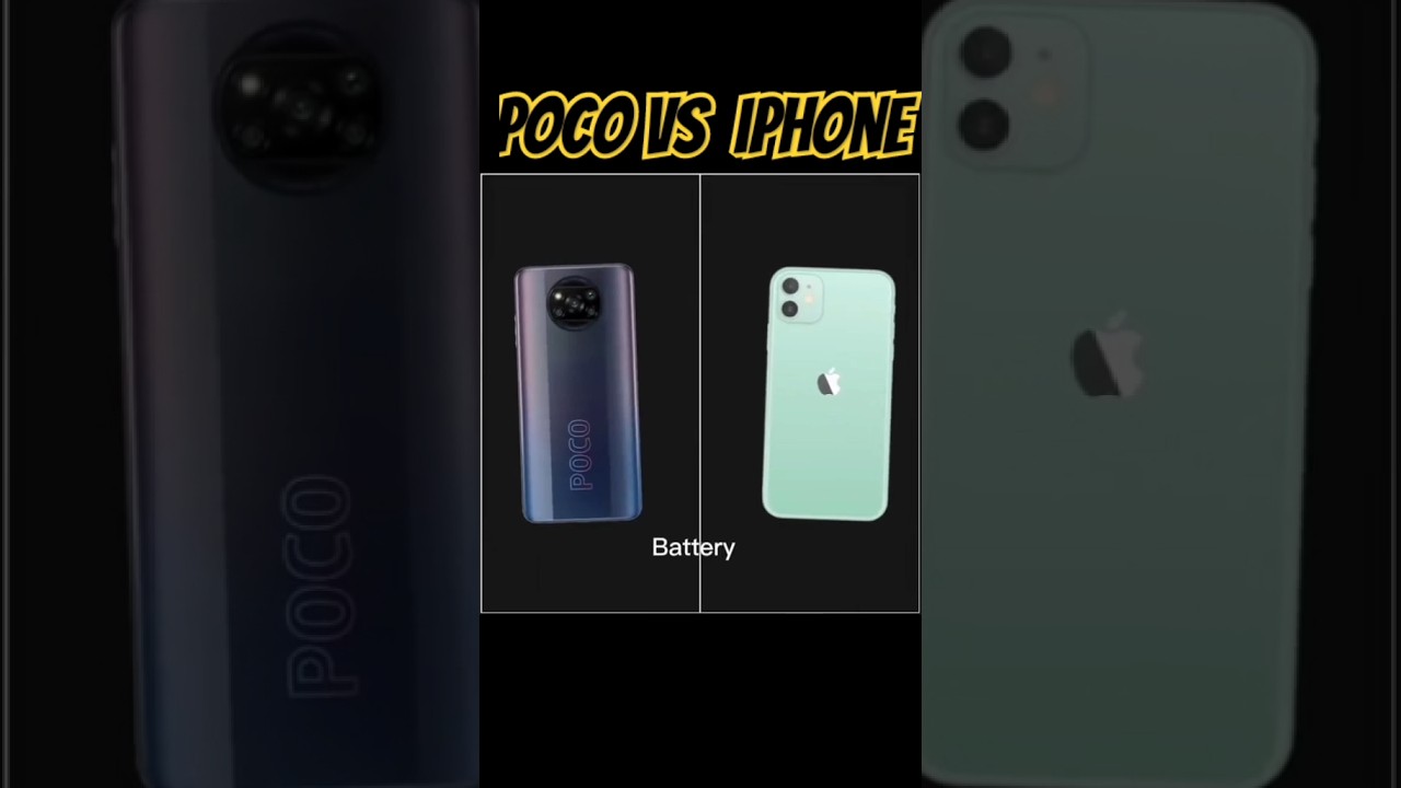 POCO🤯 VS IPHONE 😭  #poco #iphone #pocoblast